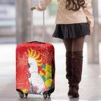 Sulphur-crested Cockatoo Christmas Luggage Cover Australia Gumtree With Golden Wattle