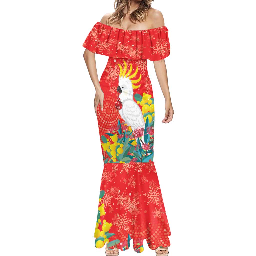 Sulphur-crested Cockatoo Christmas Mermaid Dress Australia Gumtree With Golden Wattle
