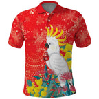 Sulphur-crested Cockatoo Christmas Polo Shirt Australia Gumtree With Golden Wattle