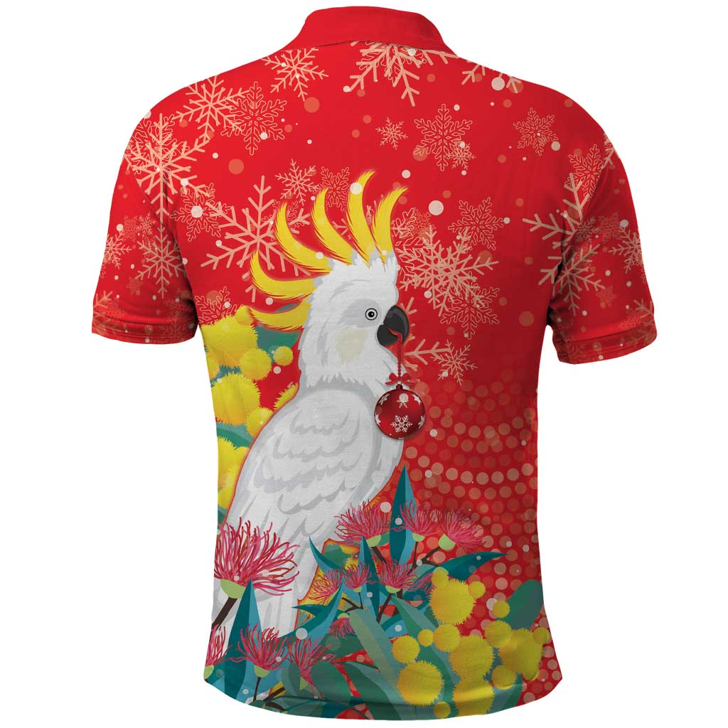 Sulphur-crested Cockatoo Christmas Polo Shirt Australia Gumtree With Golden Wattle
