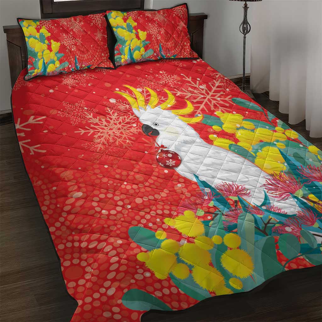Sulphur-crested Cockatoo Christmas Quilt Bed Set Australia Gumtree With Golden Wattle