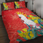 Sulphur-crested Cockatoo Christmas Quilt Bed Set Australia Gumtree With Golden Wattle