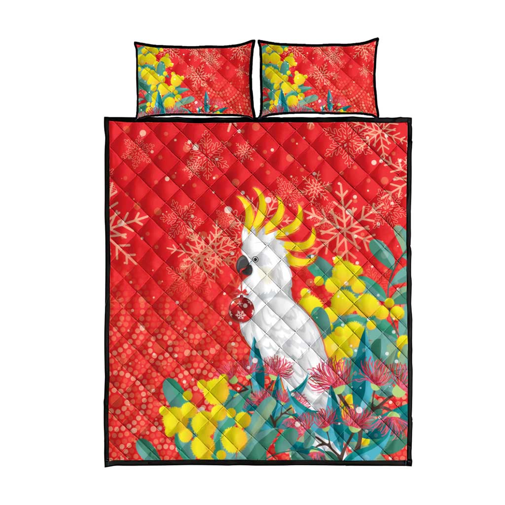Sulphur-crested Cockatoo Christmas Quilt Bed Set Australia Gumtree With Golden Wattle