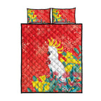 Sulphur-crested Cockatoo Christmas Quilt Bed Set Australia Gumtree With Golden Wattle
