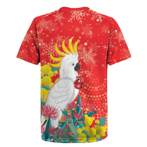 Sulphur-crested Cockatoo Christmas Rugby Jersey Australia Gumtree With Golden Wattle