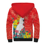 Sulphur-crested Cockatoo Christmas Sherpa Hoodie Australia Gumtree With Golden Wattle