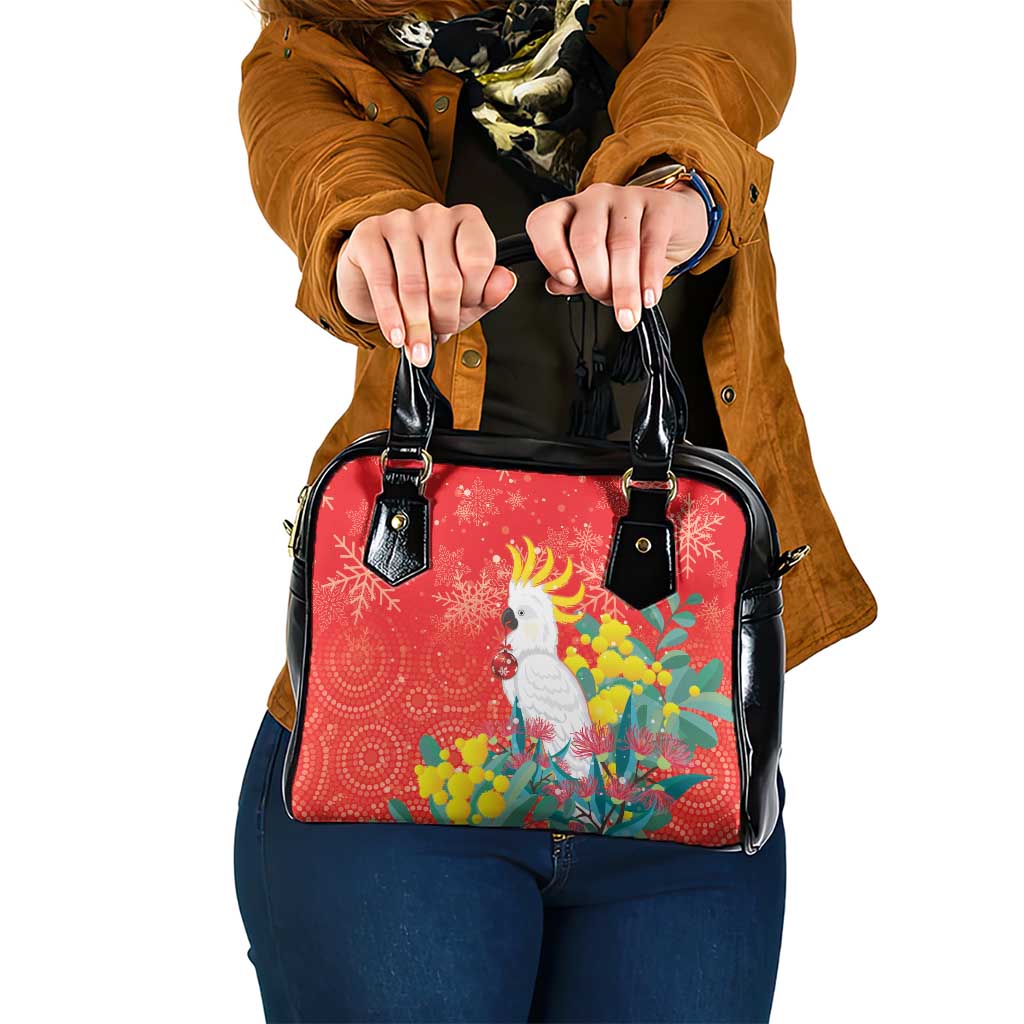 Sulphur-crested Cockatoo Christmas Shoulder Handbag Australia Gumtree With Golden Wattle