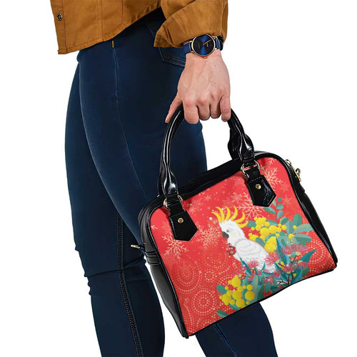 Sulphur-crested Cockatoo Christmas Shoulder Handbag Australia Gumtree With Golden Wattle