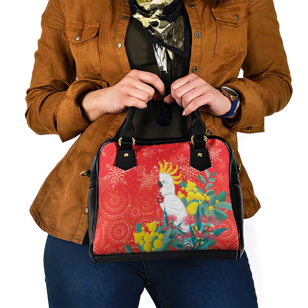 Sulphur-crested Cockatoo Christmas Shoulder Handbag Australia Gumtree With Golden Wattle