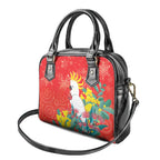 Sulphur-crested Cockatoo Christmas Shoulder Handbag Australia Gumtree With Golden Wattle