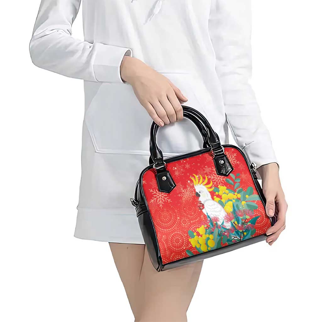 Sulphur-crested Cockatoo Christmas Shoulder Handbag Australia Gumtree With Golden Wattle