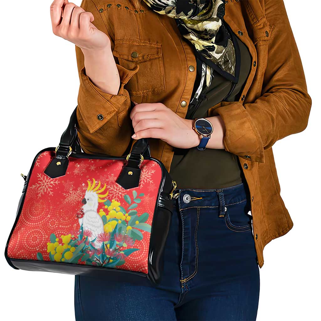 Sulphur-crested Cockatoo Christmas Shoulder Handbag Australia Gumtree With Golden Wattle