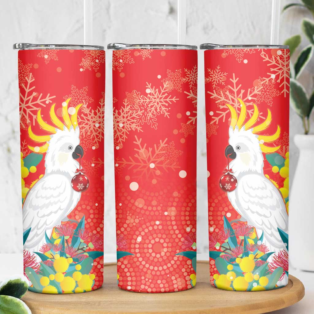 Sulphur-crested Cockatoo Christmas Skinny Tumbler Australia Gumtree With Golden Wattle
