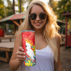 Sulphur-crested Cockatoo Christmas Skinny Tumbler Australia Gumtree With Golden Wattle