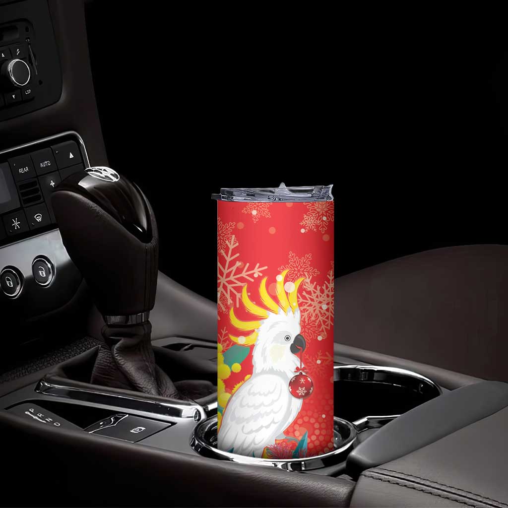 Sulphur-crested Cockatoo Christmas Skinny Tumbler Australia Gumtree With Golden Wattle