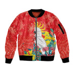 Sulphur-crested Cockatoo Christmas Sleeve Zip Bomber Jacket Australia Gumtree With Golden Wattle