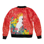 Sulphur-crested Cockatoo Christmas Sleeve Zip Bomber Jacket Australia Gumtree With Golden Wattle