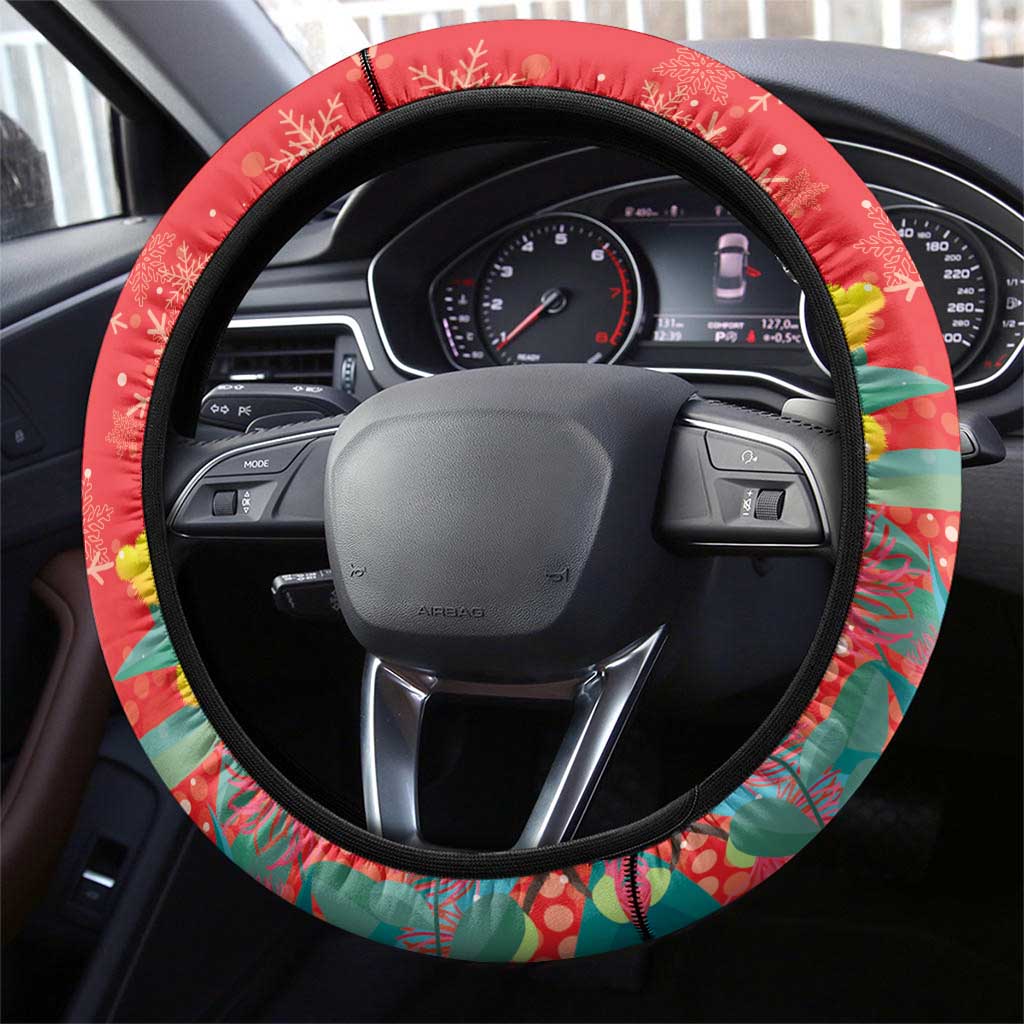 Sulphur-crested Cockatoo Christmas Steering Wheel Cover Australia Gumtree With Golden Wattle