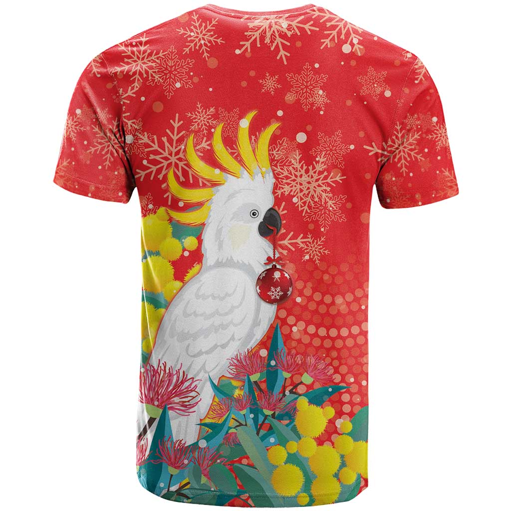 Sulphur-crested Cockatoo Christmas T Shirt Australia Gumtree With Golden Wattle