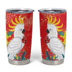 Sulphur-crested Cockatoo Christmas Tumbler Cup Australia Gumtree With Golden Wattle