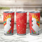 Sulphur-crested Cockatoo Christmas Tumbler Cup Australia Gumtree With Golden Wattle