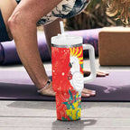 Sulphur-crested Cockatoo Christmas Tumbler With Handle Australia Gumtree With Golden Wattle