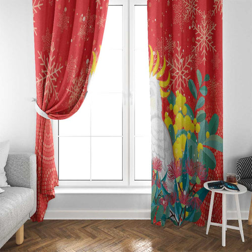 Sulphur-crested Cockatoo Christmas Window Curtain Australia Gumtree With Golden Wattle