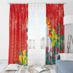 Sulphur-crested Cockatoo Christmas Window Curtain Australia Gumtree With Golden Wattle