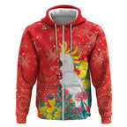 Sulphur-crested Cockatoo Christmas Zip Hoodie Australia Gumtree With Golden Wattle