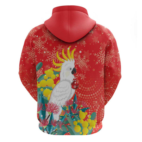 Sulphur-crested Cockatoo Christmas Zip Hoodie Australia Gumtree With Golden Wattle