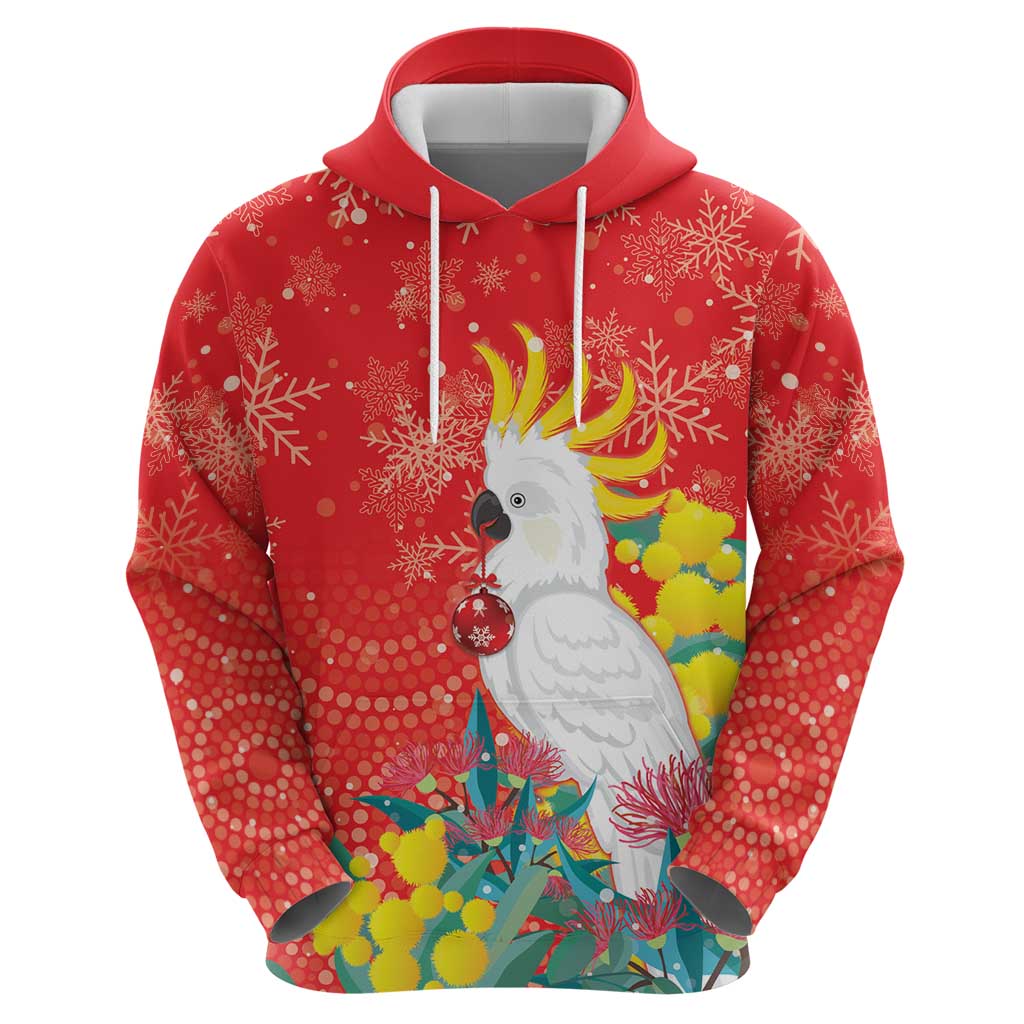 Sulphur-crested Cockatoo Christmas Zip Hoodie Australia Gumtree With Golden Wattle