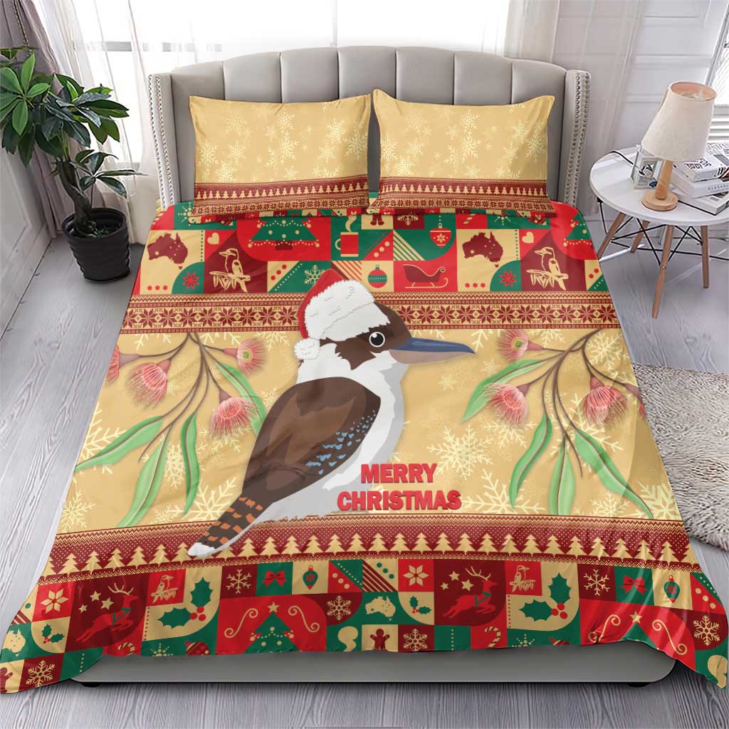 Australia Christmas Bedding Set Kookaburra Santa With Gumtree
