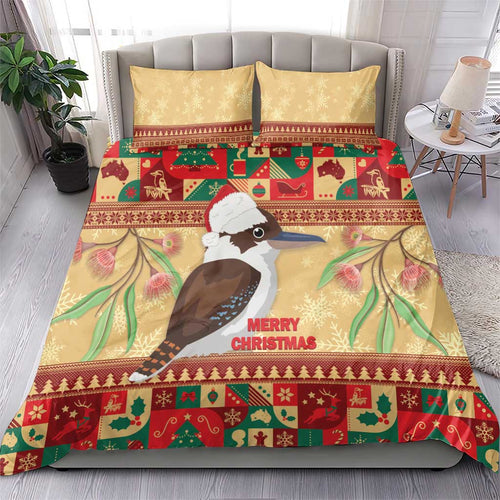 Australia Christmas Bedding Set Kookaburra Santa With Gumtree