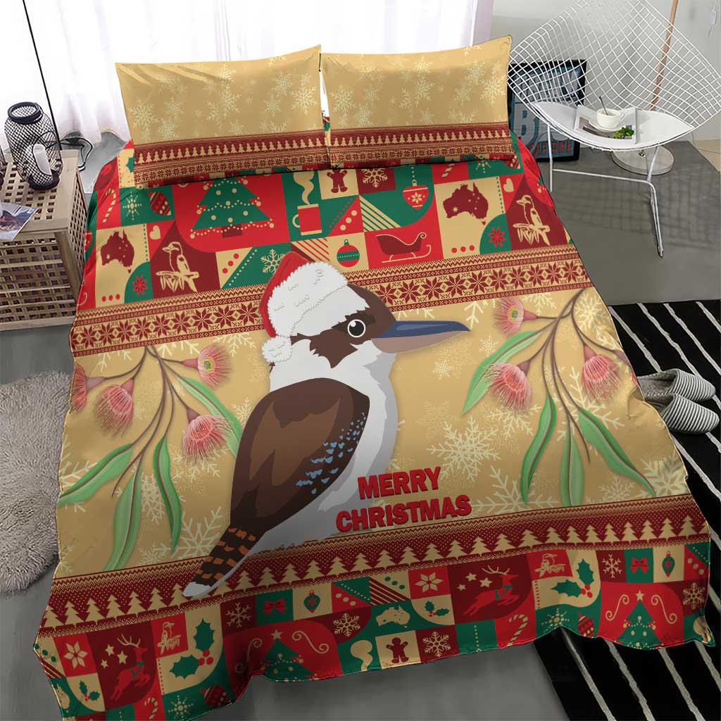 Australia Christmas Bedding Set Kookaburra Santa With Gumtree