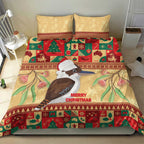 Australia Christmas Bedding Set Kookaburra Santa With Gumtree