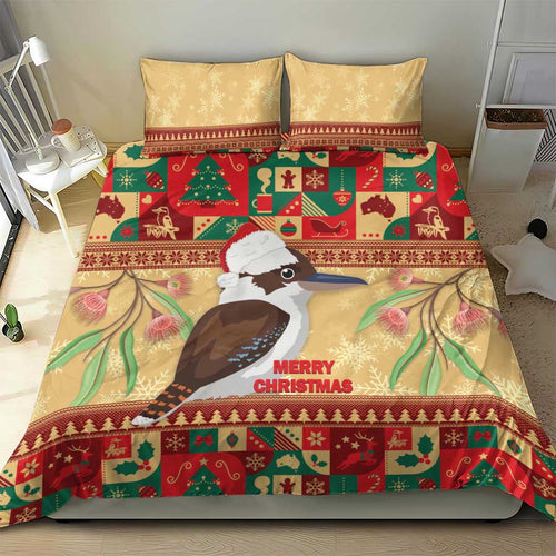 Australia Christmas Bedding Set Kookaburra Santa With Gumtree