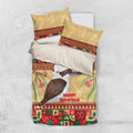 Australia Christmas Bedding Set Kookaburra Santa With Gumtree