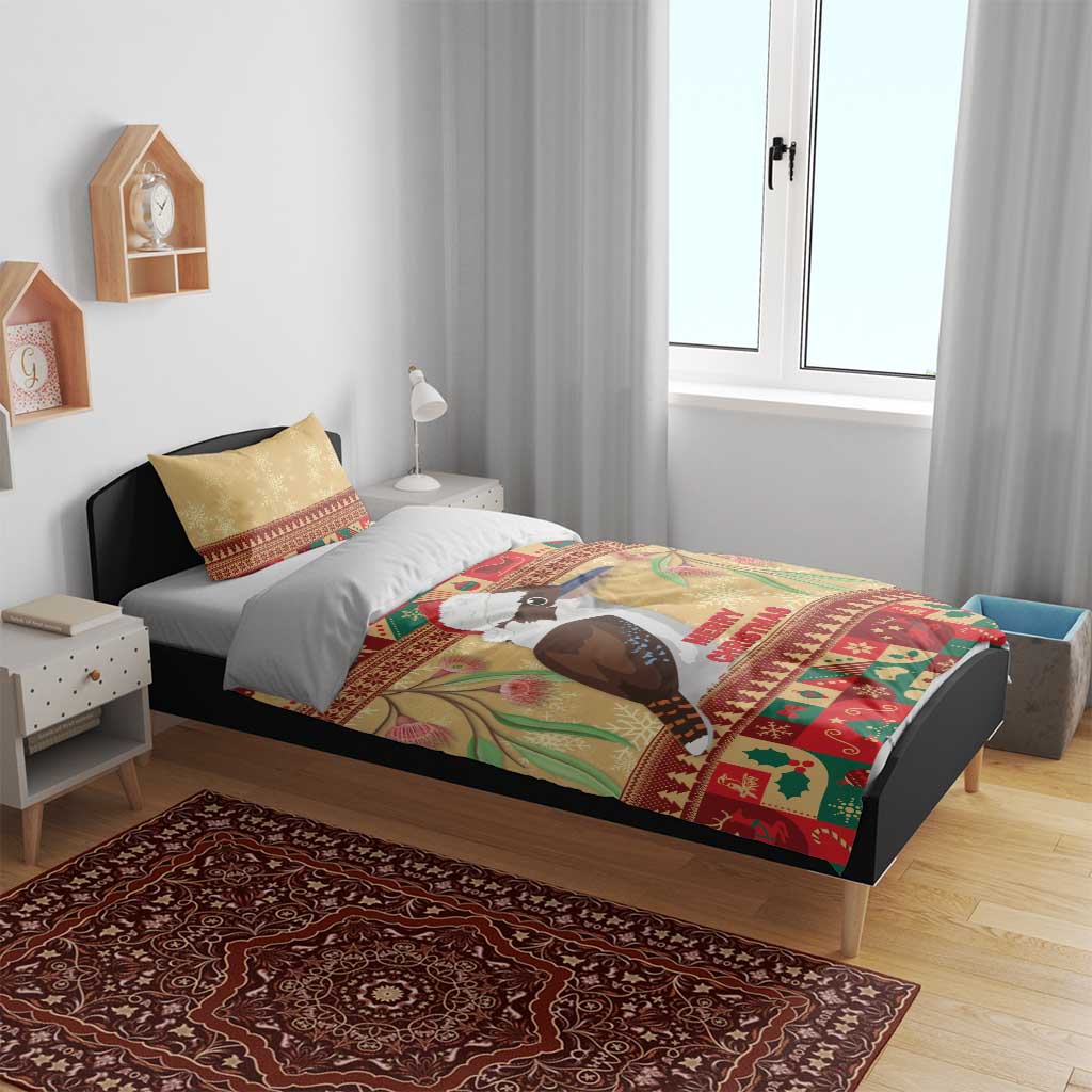 Australia Christmas Bedding Set Kookaburra Santa With Gumtree