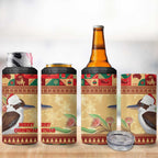 Australia Christmas 4 in 1 Can Cooler Tumbler Kookaburra Santa With Gumtree
