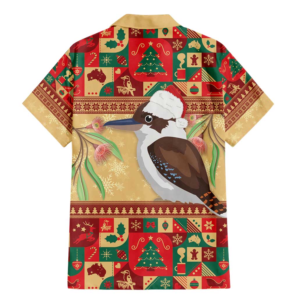 Australia Christmas Family Matching Mermaid Dress and Hawaiian Shirt Kookaburra Santa With Gumtree