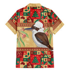 Australia Christmas Family Matching Mermaid Dress and Hawaiian Shirt Kookaburra Santa With Gumtree
