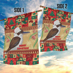 Australia Christmas Garden Flag Kookaburra Santa With Gumtree