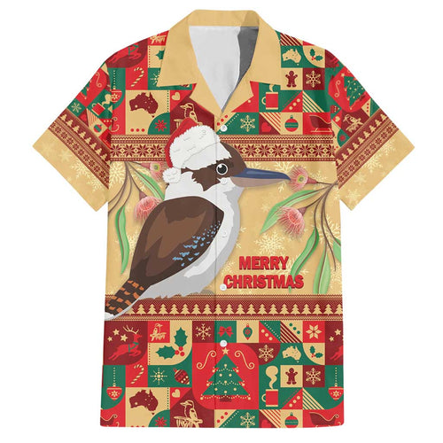 Australia Christmas Hawaiian Shirt Kookaburra Santa With Gumtree