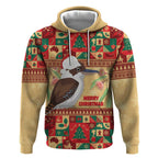 Australia Christmas Hoodie Kookaburra Santa With Gumtree
