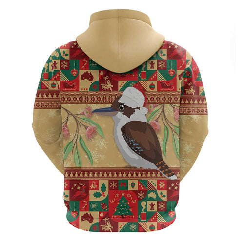Australia Christmas Hoodie Kookaburra Santa With Gumtree