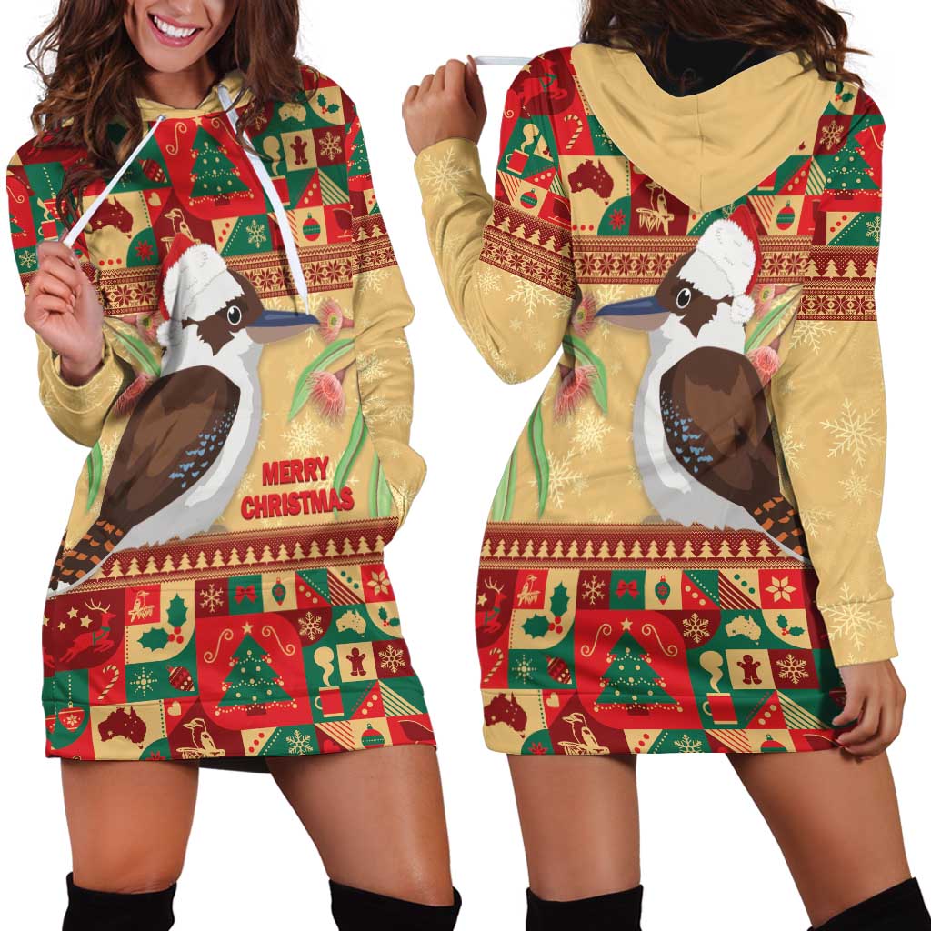 Australia Christmas Hoodie Dress Kookaburra Santa With Gumtree