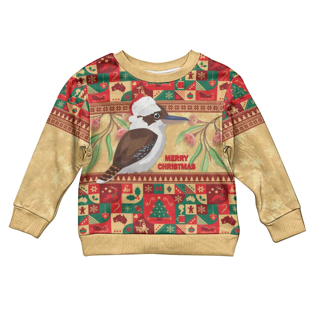 Australia Christmas Kid Ugly Christmas Sweater Kookaburra Santa With Gumtree