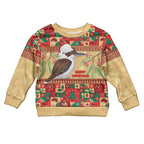 Australia Christmas Kid Ugly Christmas Sweater Kookaburra Santa With Gumtree