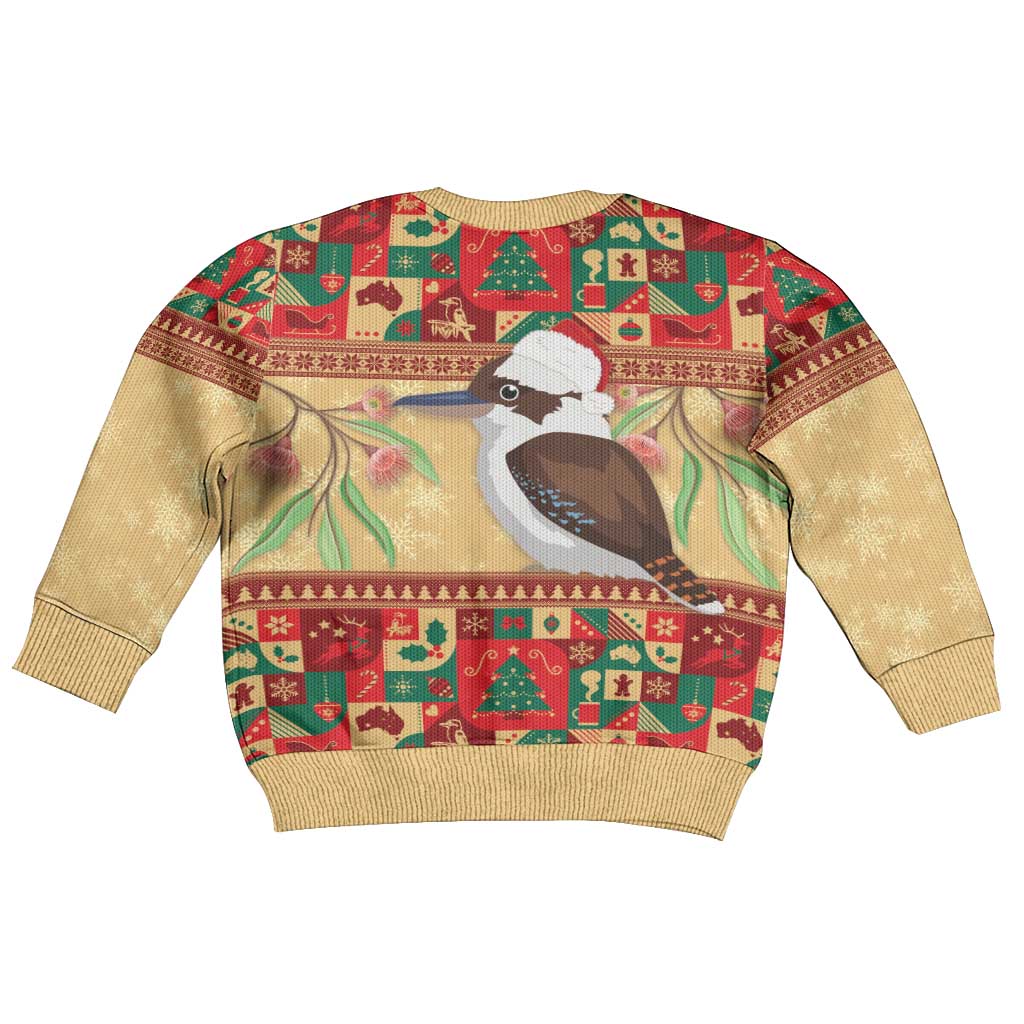 Australia Christmas Kid Ugly Christmas Sweater Kookaburra Santa With Gumtree