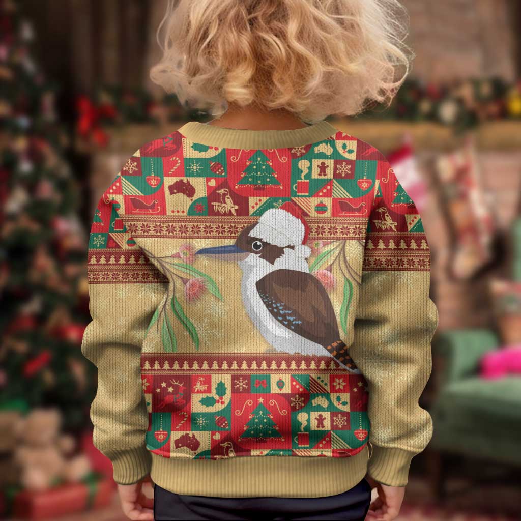 Australia Christmas Kid Ugly Christmas Sweater Kookaburra Santa With Gumtree